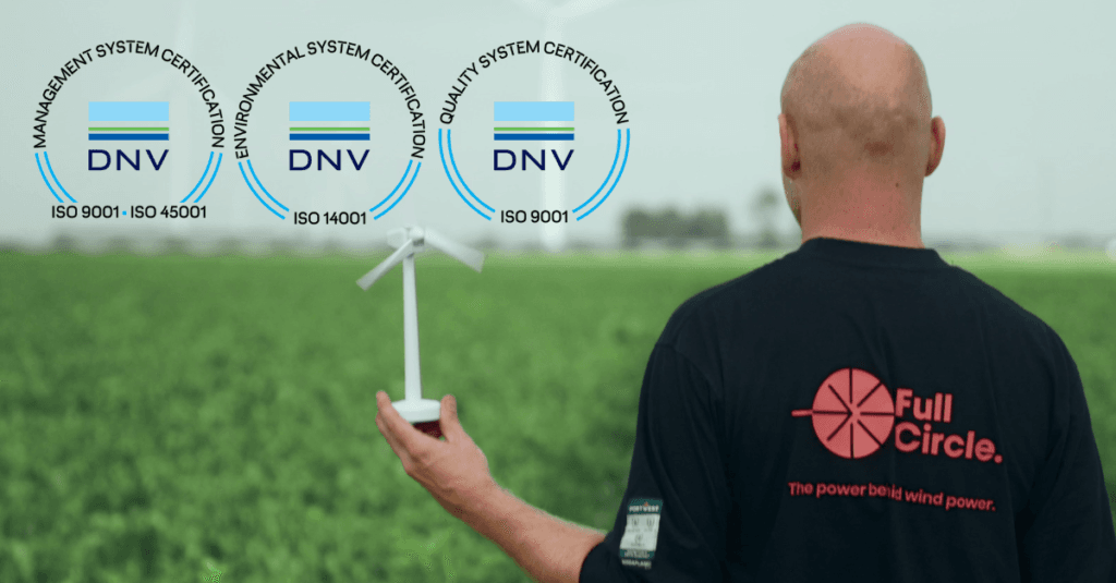 Full circle achieves iso 9001 iso 14001 and iso 45001 certifications